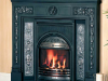 Combination Convector Fireplace, highlight polished